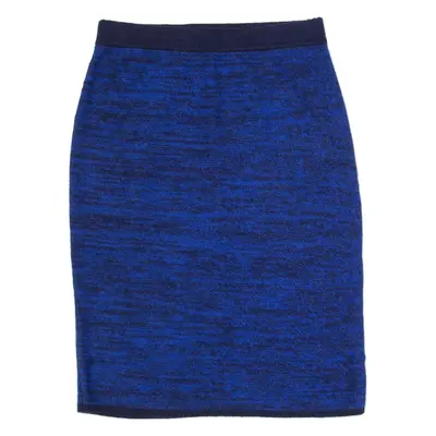 JIGSAW Bodycon Womens Pencil Skirt Blue Knee Length Wool M