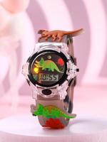 Cute Cartoon Dinosaur Pattern Digital Watch, Fashionable Luminous Watch for Kids, Trendy All-match & Exquisite Watch for Birt...