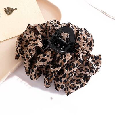 Flower Plastic Claw Hair Clips