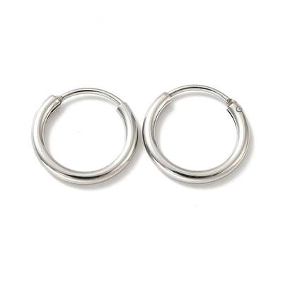 Tarnish Resistant 201 Stainless Steel Huggie Hoop Earrings