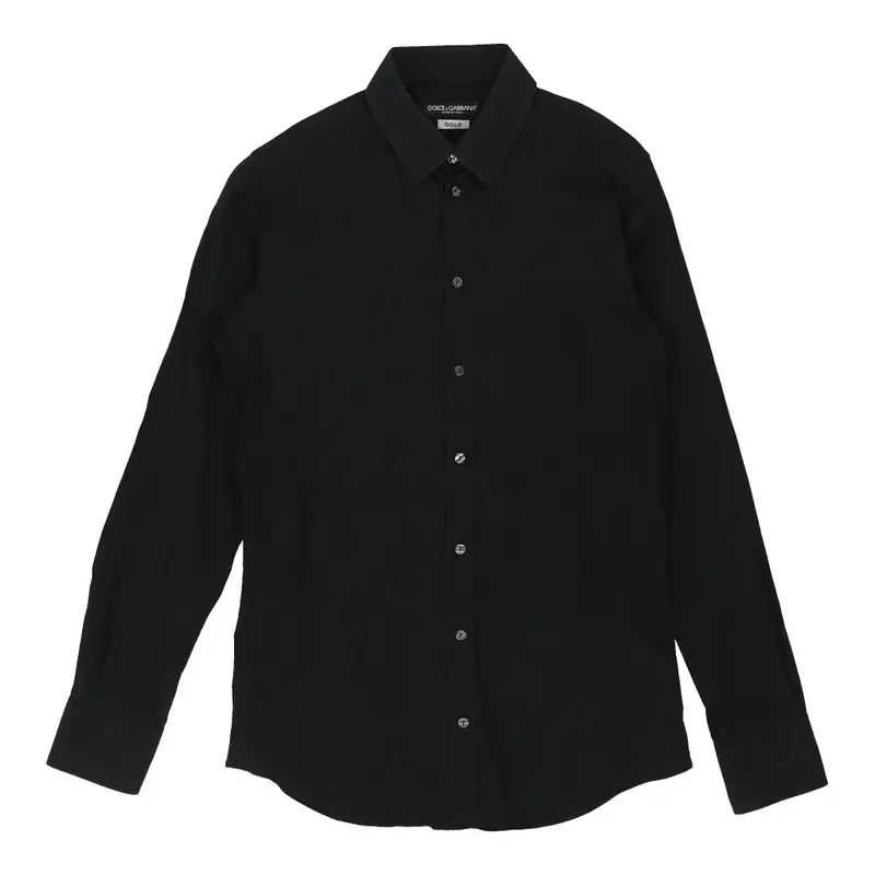 Dolce & Gabbana Shirt - Medium Black Cotton