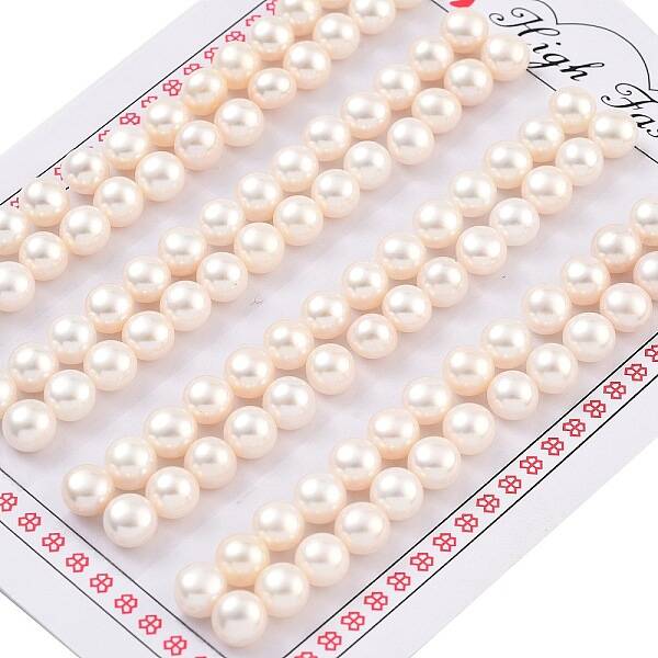 Grade 6A Natural Cultured Freshwater Pearl Beads