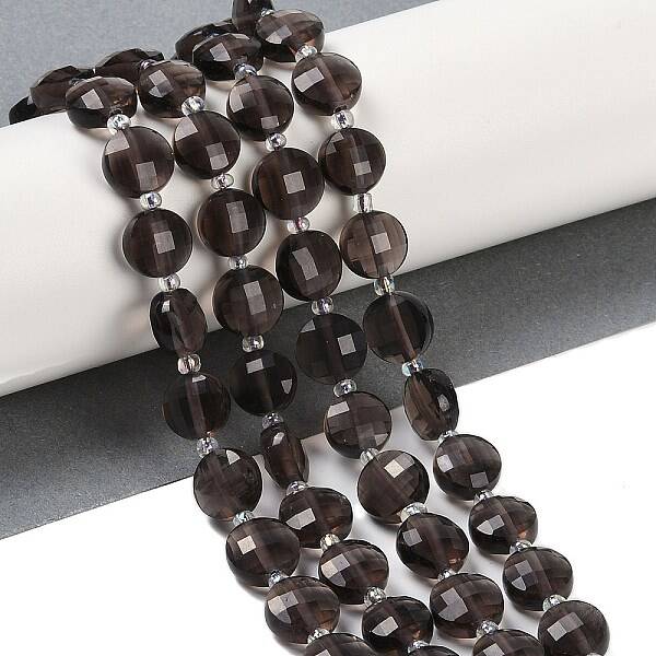 Natural Ice Obsidian Beads Strands
