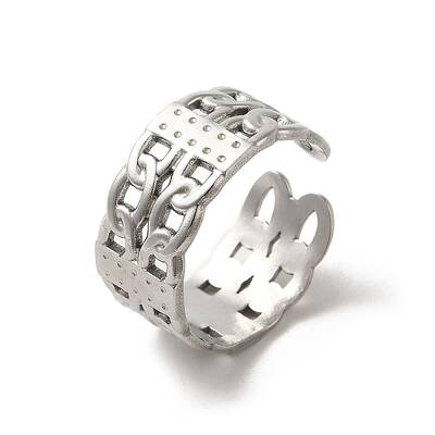 Non-Tarnish 201 Stainless Steel Finger Rings