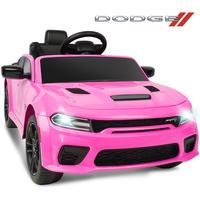 CoCLUB Dodge Charger Electric Vehicles, 12V Licensed Ride on Car with Suspension System for Kids with Remote Control, 3 Speed...