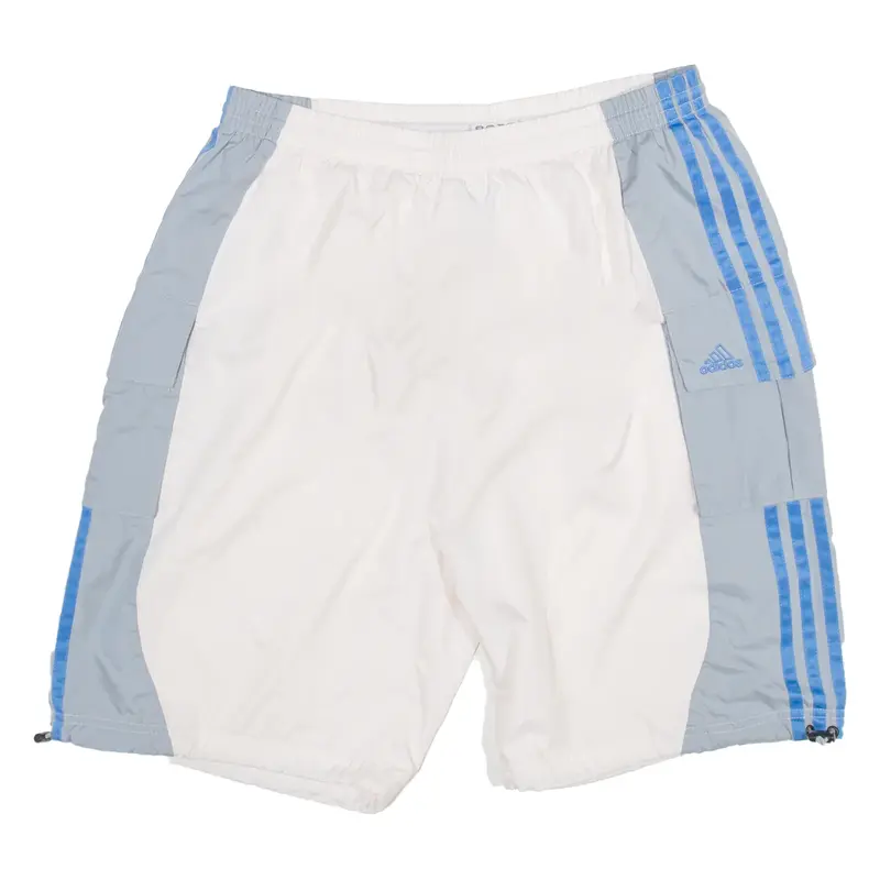 ADIDAS Mesh Lined Mens Swimming Shorts White L W32