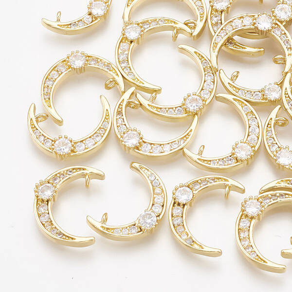 Brass Cubic Zirconia Charms