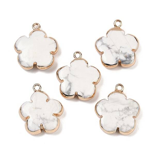 Natural Howlite Pendants