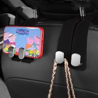 Car Seat Back Storage Hook, 1 Count PU Leather Hidden Hook, Multipurpose & Durable, Ideal Car Interior Accessories