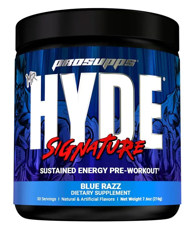 HYDE Signature 30 - Clean Energy pre workout Supplement sugar free - Energy Drink Men Women Healthcare Edible