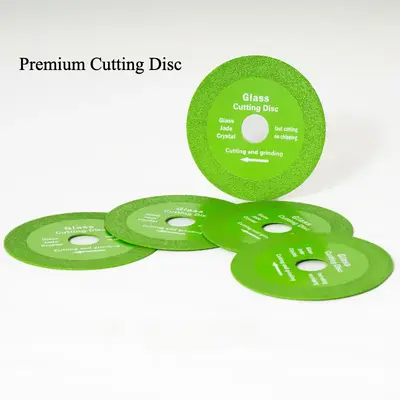 100mm Premium Glass Cutting Disc, Cutting Sand Wheel, Professional Cutting And Grinding Disc for Glass Ceramic Diamond Marble...