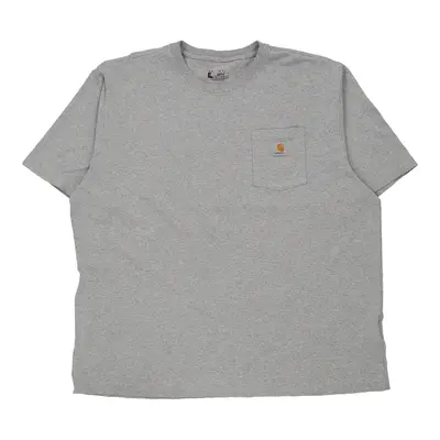 Carhartt T-Shirt - 2XL Grey Cotton