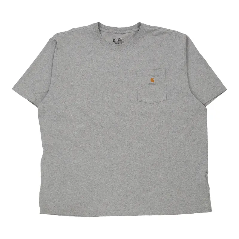 Carhartt T-Shirt - 2XL Grey Cotton