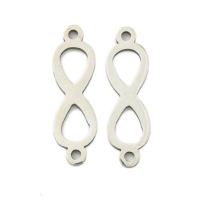 Non-Tarnish 201 Stainless Steel Connector Charms