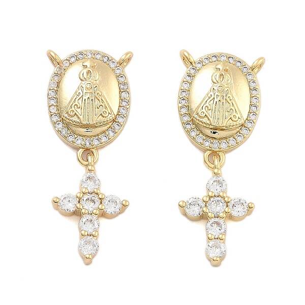 Brass Pave Cubic Zirconia Pendants