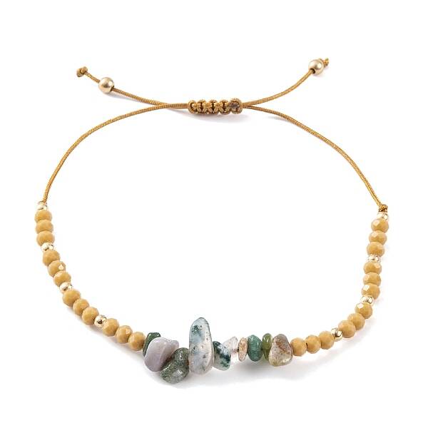 Natural Gemstones Adjustable Bracelets