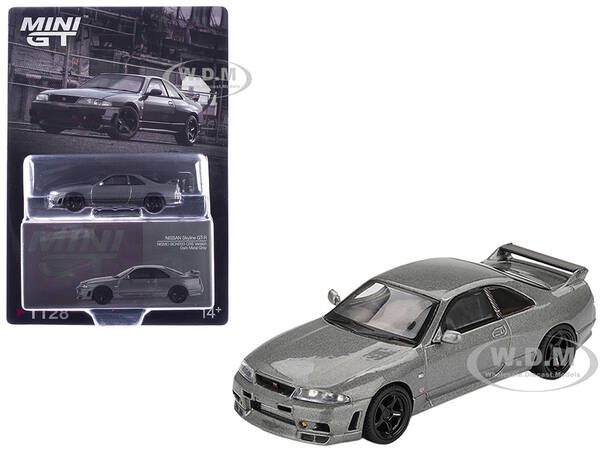 Nissan Skyline GT-R (NISMO BCNR33 CRS Version) RHD (Right Hand Drive) Dark Metal Gray Metallic Limited Edition 1/64 Diecast M...