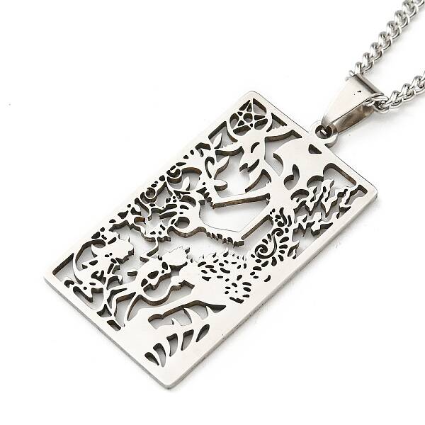 Non-Tarnish 304 Stainless Steel Pendant Necklaces