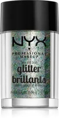 NYX Professional Makeu Glitter Face and Body Glitter Color 06 Crystal 2.5 g