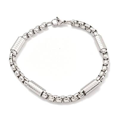 Tarnish Resistant 304 Stainless Steel Box Chain Bracelets for Women