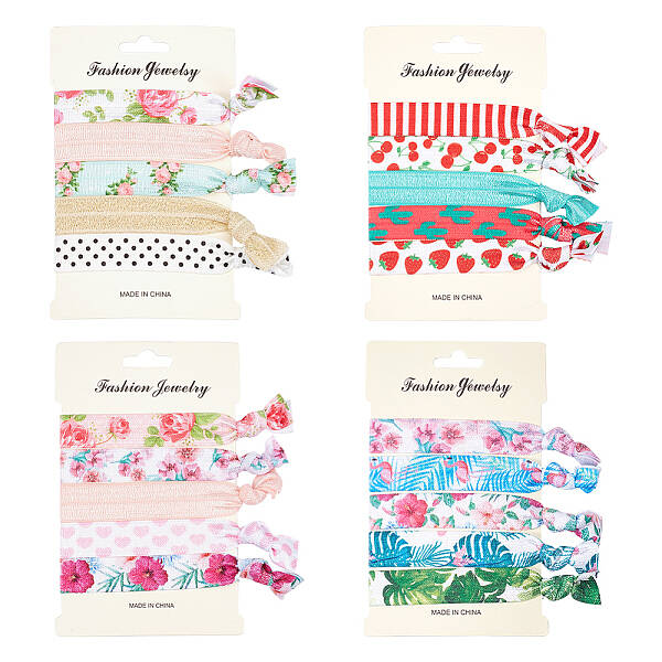 4 Sets 4 Style Girl's Hair Accessories