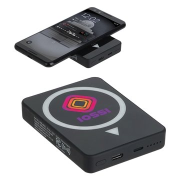 25 Customized Arc 5000mAh Power Bank with Magnetic Wireless ...