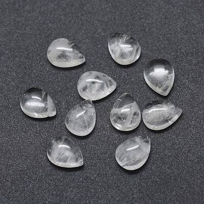 Natural Quartz Crystal Cabochons