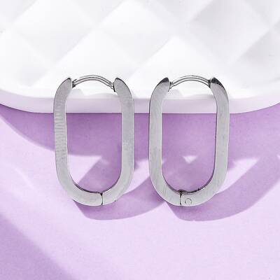 Tarnish Resistant 304 Stainless Steel Huggie Hoop Earrings