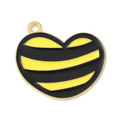 Bees Theme Alloy Enamel Pandants