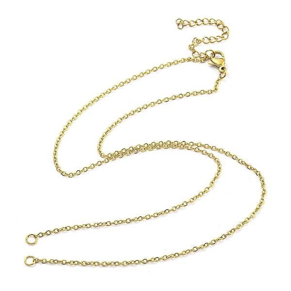 304 Stainless Steel Cable Chains Necklace Makings