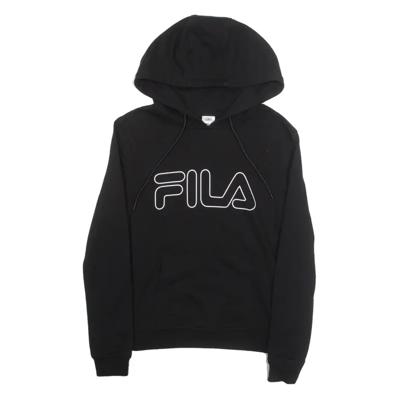 FILA Mens Black Hoodie S