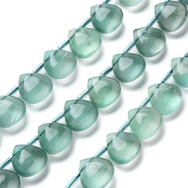 Natural Green Fluorite Beads Strands