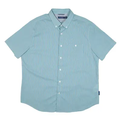NAUTICA Mens Plain Shirt Blue XL