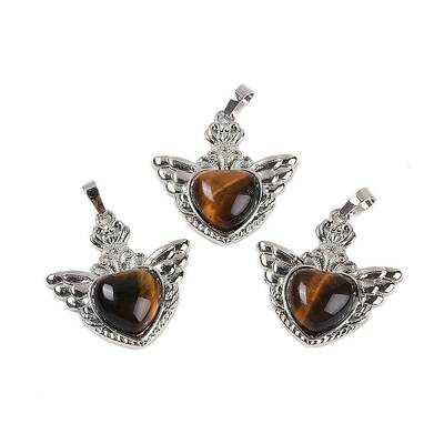 Natural Tiger Eye Pendants