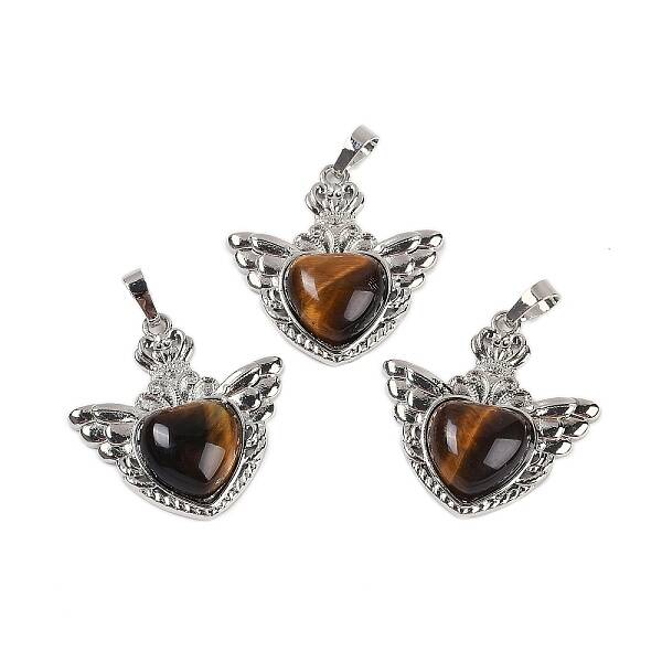 Natural Tiger Eye Pendants