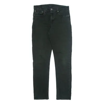 LEVI'S Mens Jeans Green Regular Straight W34 L34