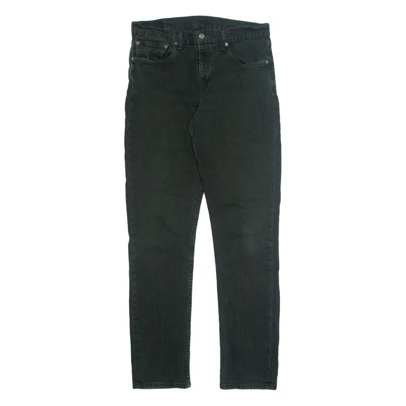 LEVI'S Mens Jeans Green Regular Straight W34 L34