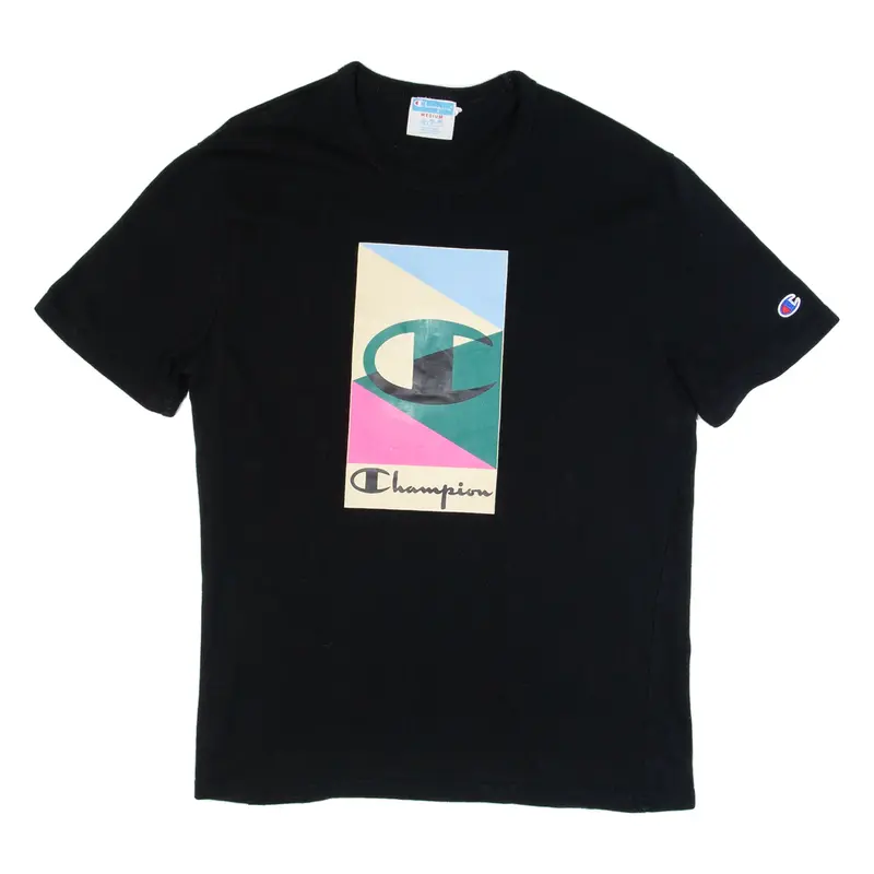 CHAMPION Mens T-Shirt Black M