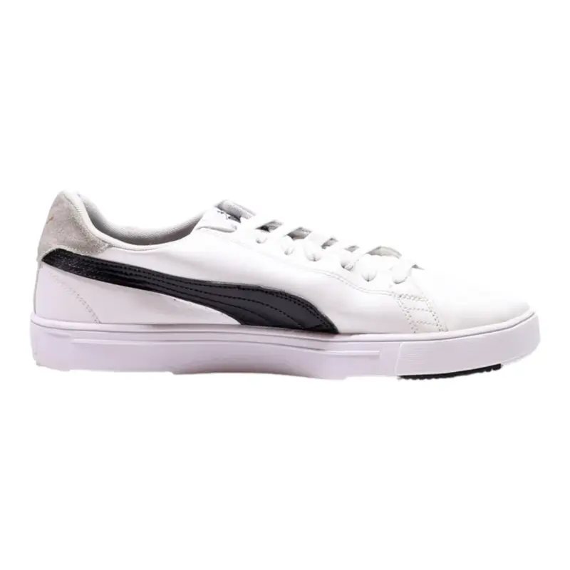 PUMA Serve Pro Lite 2021 Sneaker Trainers White Leather Mens UK 9