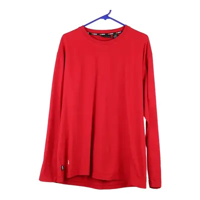 Nascar Long Sleeve T-Shirt - XL Red Cotton
