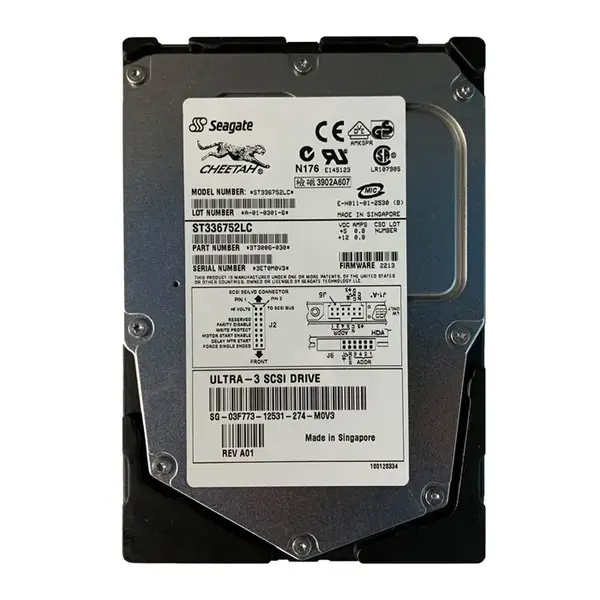 9T3006-030 Seagate 36GB Ultra-160 SCSI 15000 3.5-inch 8MB Hard Drive