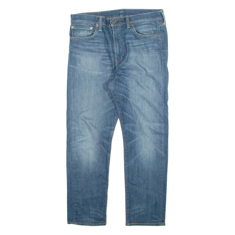 LEVI'S 522 Mens Jeans Blue Slim Straight W34 L30