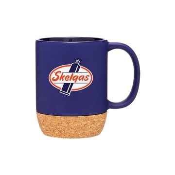48 Customized 13 oz Beck - Cobalt Blue - Ceramic & Cork Base