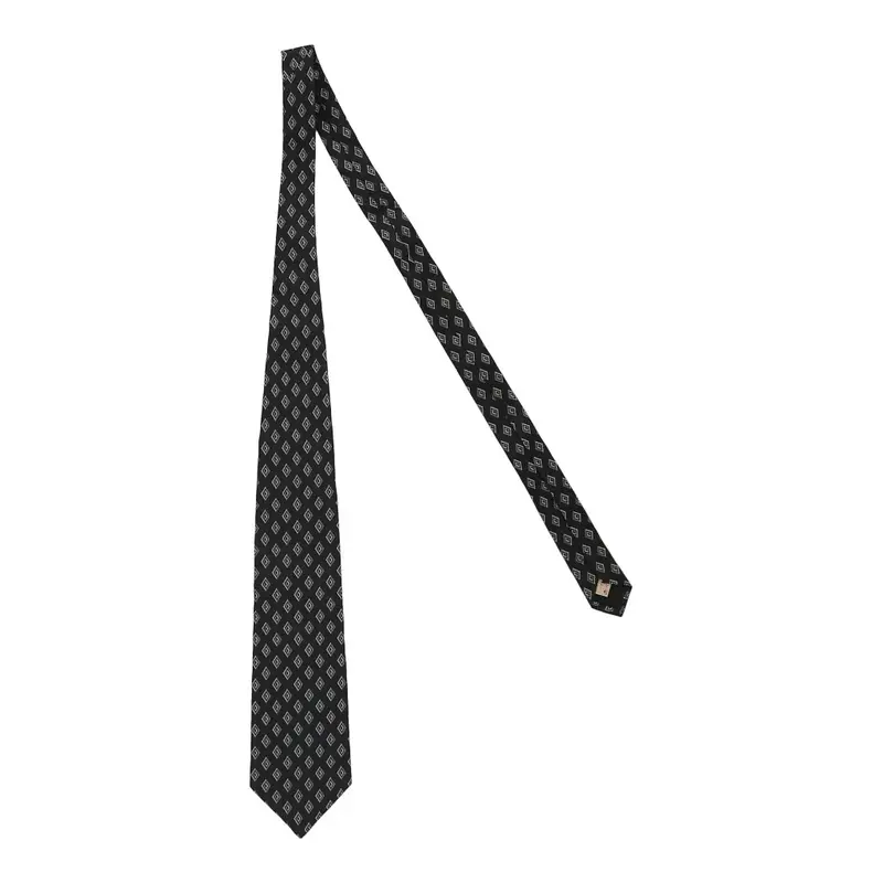 Romeo Gigli Tie - No Size Navy Silk