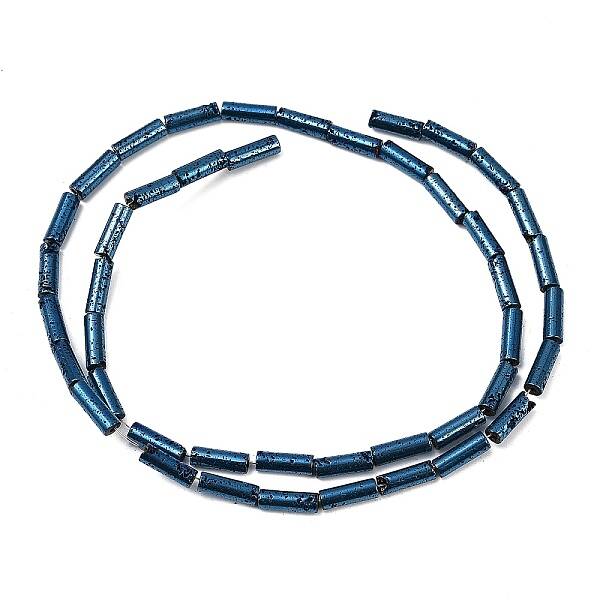 Electroplated Natural Lava Rock Beads Strands