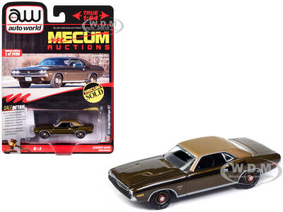 1971 Dodge Challenger R/T Dark Gold Metallic with Gold Vinyl Roof \