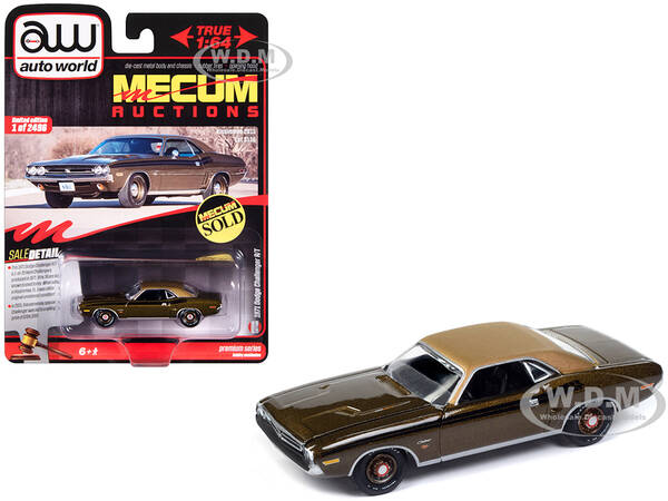 1971 Dodge Challenger R/T Dark Gold Metallic with Gold Vinyl Roof \