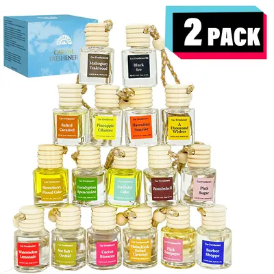 Mix 2 Pack  Car Air Freshener Hanging Car Diffuser Made in USA Last for 120 Days car  accessories