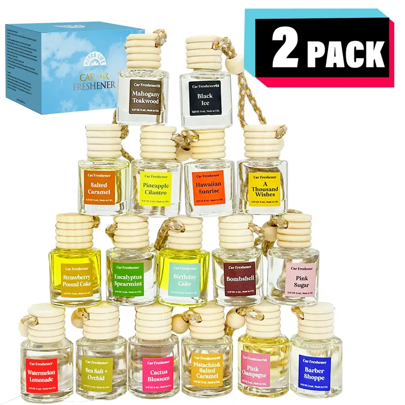 Mix 2 Pack Car Air Freshener Hanging Car Diffuser Made in USA Last for 120 Days car accessories