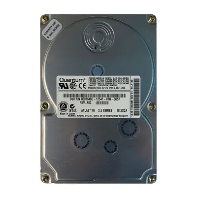 07548C Dell 18.2GB Ultra-160 SCSI 10000 3.5-inch 1MB Hard Drive